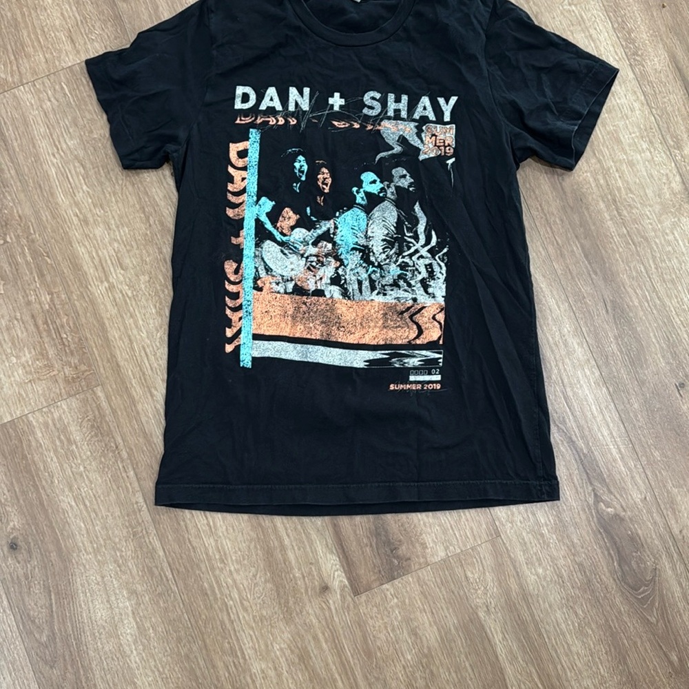 Dan + Shay Black concert tee